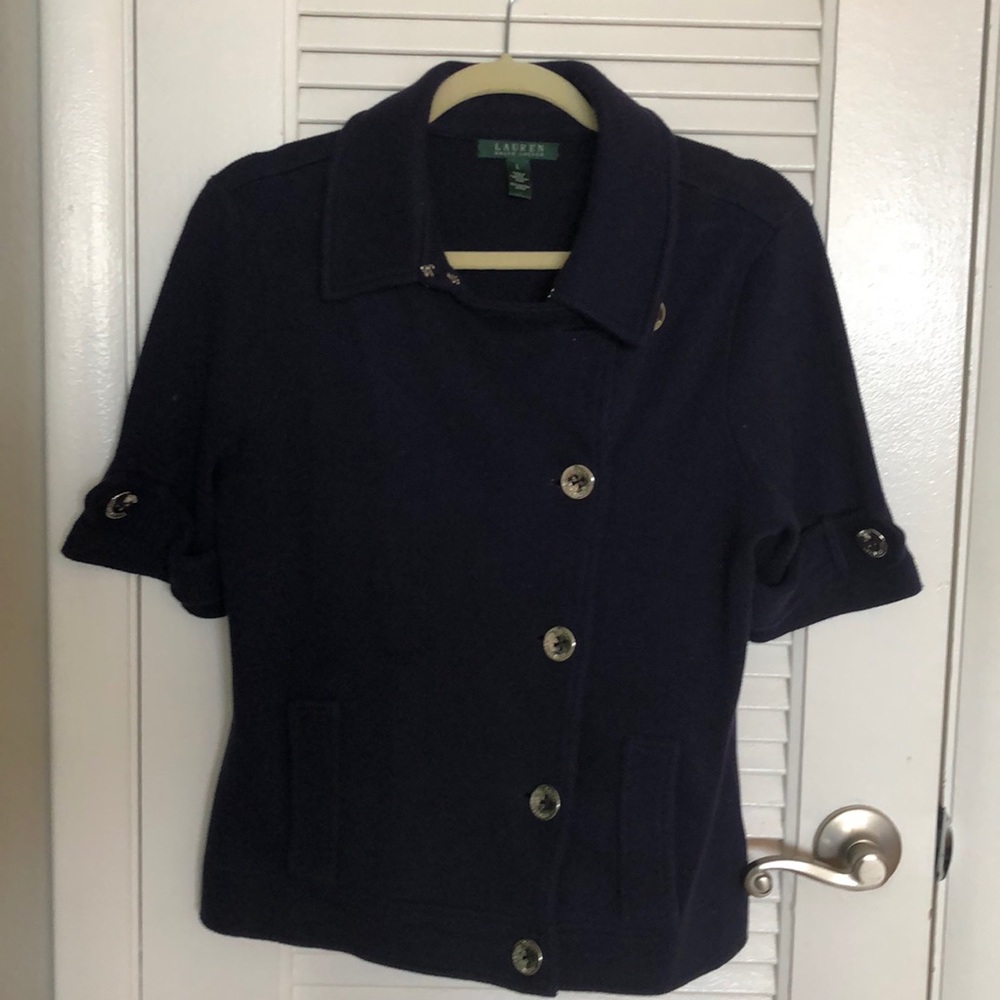 Navy sweater